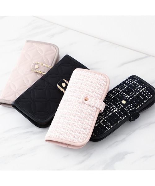 ツイード メイクブラシセット ピンク（メイクブラシ）｜Francfranc