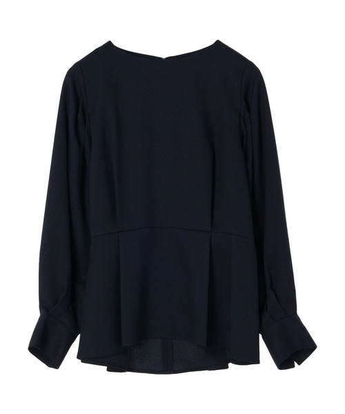 ef-de（エフデ）の「ef-de　ペプラムブラウス（シャツ/ブラウス・レディース・グレイッシュベージュ/ダークネイビー・M/L）」の14枚目の写真