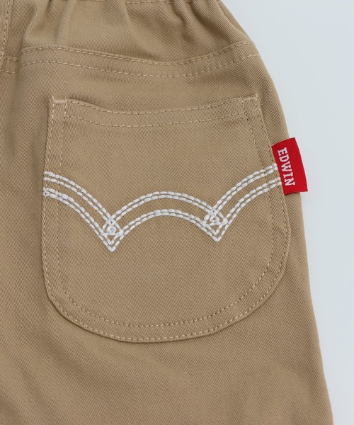 EDWIN(エドウィン)の「EDWIN / エドウィン 7分丈クロップドパンツ(その他パンツ・キッズ・ベージュ/カーキ/ブラック・130cm/120cm/110cm/100cm/90cm)」の8枚目の写真