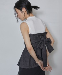 Firsthand | Firsthand/ファーストハンド 2WAYリボンデニムビスチェ(ベスト)