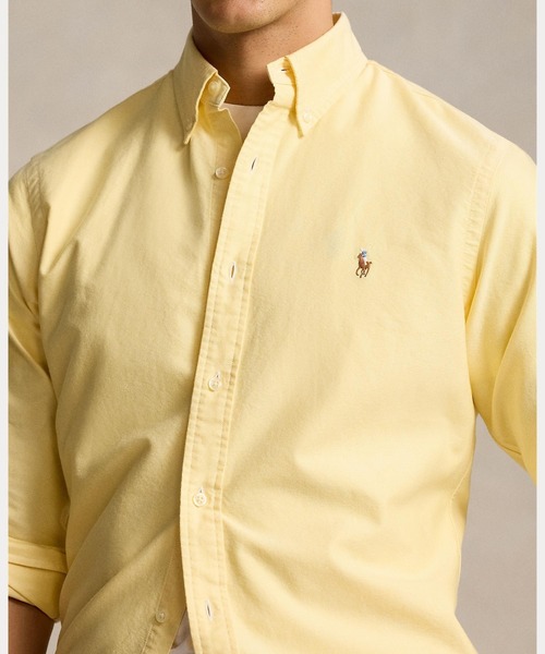 POLO RALPH LAUREN(ポロ ラルフ ローレン)の「アイコニック オックスフォード シャツ(シャツ/ブラウス・メンズ・イエロー・L/XXL/XS/XL/S/M)」の5枚目の写真