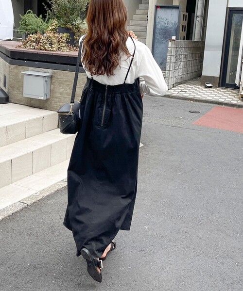 セール】タックデザインギャザーキャミワンピース（ワンピース