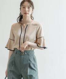 Andemiu | フロントアクセブラウス109466(シャツ/ブラウス)