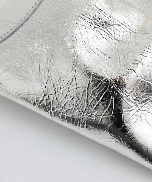 marrow pillow シルバー　マロウ MARROW（マロウ）の「【MARROW/(マロー)】METALLIC PILLOW