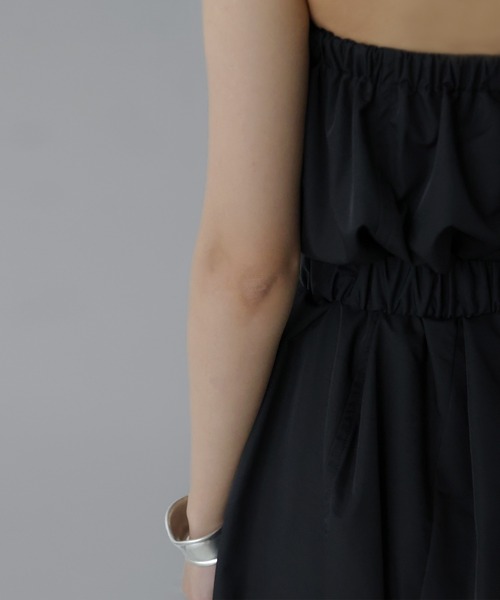 hellam(へラム)の「2WAYベアトップジャンスカ(サロペット/オーバーオール・レディース・グレイッシュベージュ/ブラック/グレー/ホワイト/カーキ・FREE)」の11枚目の写真