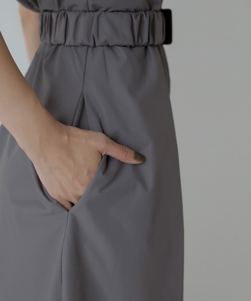 hellam(へラム)の「2WAYベアトップジャンスカ(サロペット/オーバーオール・レディース・グレイッシュベージュ/ブラック/グレー/ホワイト/カーキ・FREE)」の16枚目の写真