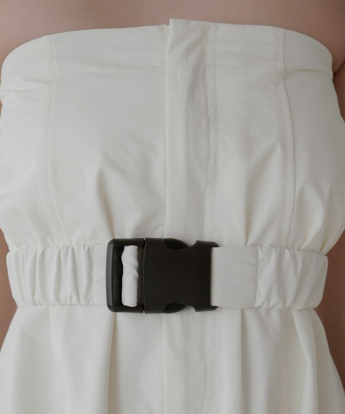 hellam(へラム)の「2WAYベアトップジャンスカ(サロペット/オーバーオール・レディース・グレイッシュベージュ/ブラック/グレー/ホワイト/カーキ・FREE)」の21枚目の写真