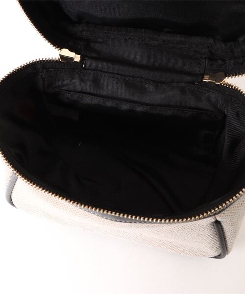 natural couture(ナチュラルクチュール)の「コンビバニティBAG(ショルダーバッグ・レディース・ブラック/ブラウン・FREE)」の5枚目の写真