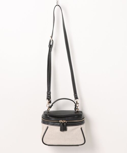 natural couture(ナチュラルクチュール)の「コンビバニティBAG(ショルダーバッグ・レディース・ブラック/ブラウン・FREE)」の9枚目の写真