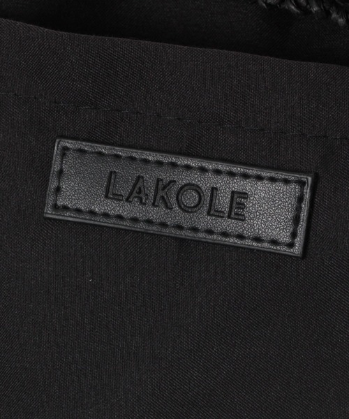 LAKOLE(ラコレ)の「2WAYPAPER巾着 / 996446(ショルダーバッグ・レディース・ブラックミックス/ナチュラル・FREE)」の14枚目の写真