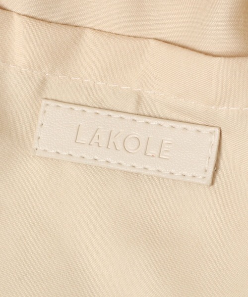 LAKOLE(ラコレ)の「2WAYPAPER巾着 / 996446(ショルダーバッグ・レディース・ブラックミックス/ナチュラル・FREE)」の17枚目の写真