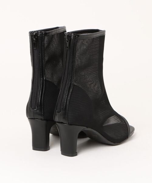 VICKY(ビッキー)の「【S~LLサイズ】メッシュブーツ(ブーツ・レディース・ブラック/オフホワイト・23.0cm/24.5cm/23.5cm/24.0cm)」の12枚目の写真