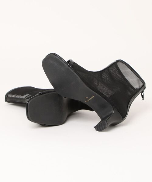 VICKY(ビッキー)の「【S~LLサイズ】メッシュブーツ(ブーツ・レディース・ブラック/オフホワイト・23.0cm/24.5cm/23.5cm/24.0cm)」の13枚目の写真