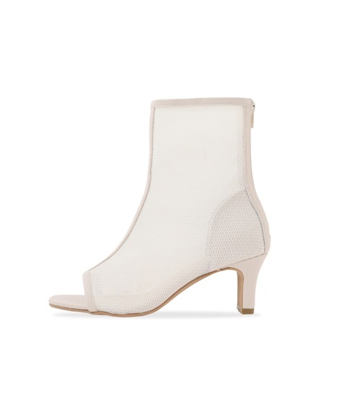 VICKY(ビッキー)の「【S~LLサイズ】メッシュブーツ(ブーツ・レディース・ブラック/オフホワイト・23.0cm/24.5cm/23.5cm/24.0cm)」の4枚目の写真
