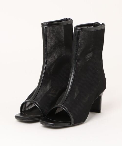 VICKY(ビッキー)の「【S~LLサイズ】メッシュブーツ(ブーツ・レディース・ブラック/オフホワイト・23.0cm/24.5cm/23.5cm/24.0cm)」の11枚目の写真