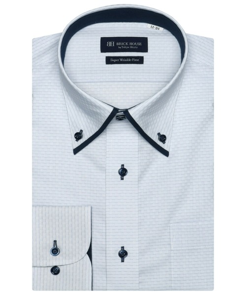 超形態安定ノーアイロン ボタンダウン 長袖ビジネスワイシャツ（ビジネスシャツ）｜TOKYO SHIRTS（トウキョウシャツ）