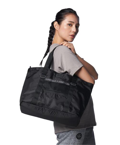 UNDER ARMOUR(アンダーアーマー)の「UAスタジオ トートバッグ(トレーニング/レディース)(ショルダーバッグ・レディース・ブラック・ONESIZE)」の5枚目の写真