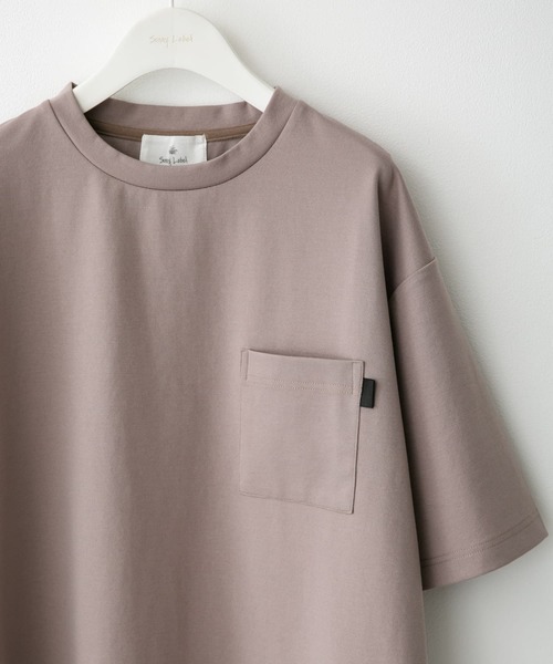 URBAN RESEARCH Sonny Label（アーバンリサーチサニーレーベル）の「ポンチポケット付ショートスリーブTシャツ（Tシャツ/カットソー・メンズ・ブラック/グレー系その他/ブラウン系その他/グリーン系その他/ホワイト/ライトカーキ/ブルー/チャコールグレー・MEDIUM/LARGE/X-LARGE）」の4枚目の写真