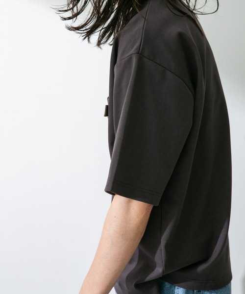 URBAN RESEARCH Sonny Label（アーバンリサーチサニーレーベル）の「ポンチポケット付ショートスリーブTシャツ（Tシャツ/カットソー・メンズ・ブラック/グレー系その他/ブラウン系その他/グリーン系その他/ホワイト/ライトカーキ/ブルー/チャコールグレー・MEDIUM/LARGE/X-LARGE）」の17枚目の写真