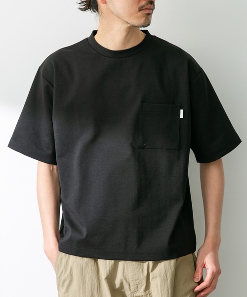 URBAN RESEARCH Sonny Label（アーバンリサーチサニーレーベル）の「ポンチポケット付ショートスリーブTシャツ（Tシャツ/カットソー・メンズ・ブラック/グレー系その他/ブラウン系その他/グリーン系その他/ホワイト/ライトカーキ/ブルー/チャコールグレー・MEDIUM/LARGE/X-LARGE）」の12枚目の写真