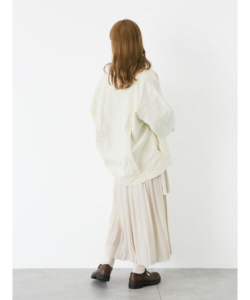 ehka sopo（エヘカソポ）の「襟配色ビッグGジャン（ノーカラー