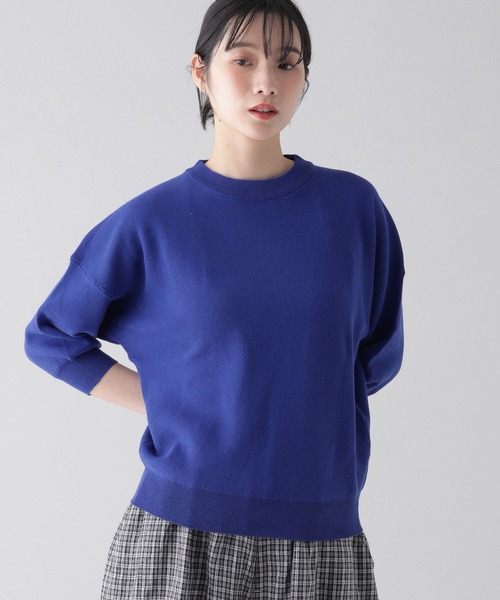 ニット セーター 「natural by clip/bulbul」12ゲージドライコットンワイドプルオーバー レディース セール】《natural by clip/bulbul》12ゲージドライコットン