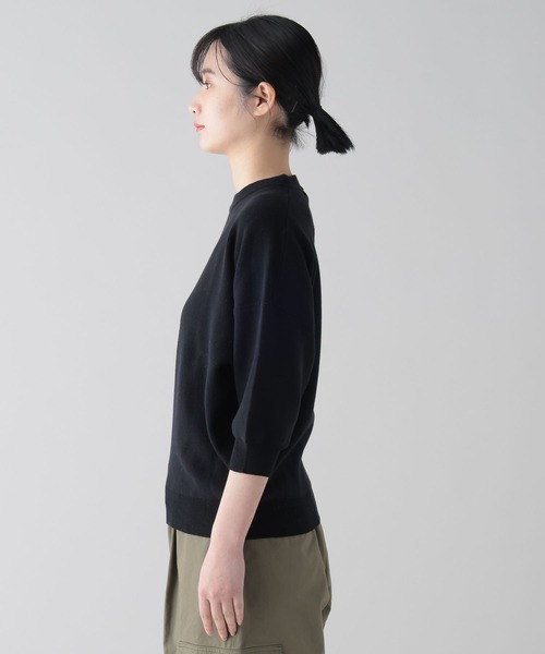 ニット セーター 「natural by clip/bulbul」12ゲージドライコットンワイドプルオーバー レディース セール】《natural by clip/bulbul》12ゲージドライコットン