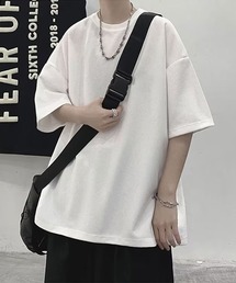 ビッグシルエット ワッフルT