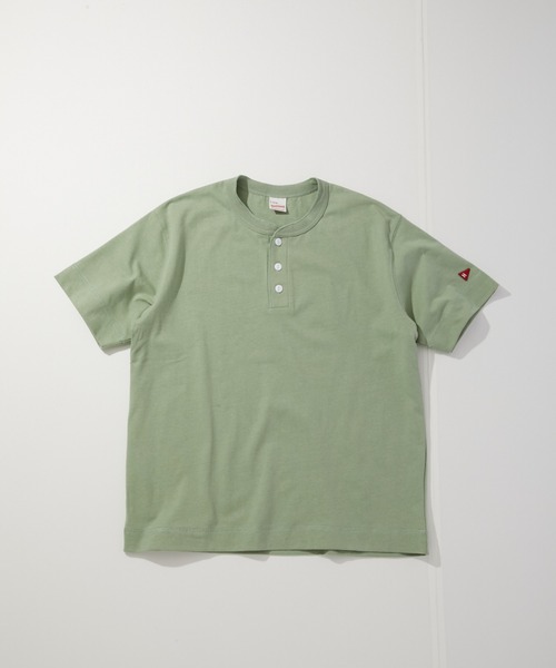 Healthknit Open-End Dry Jersey ヘンリーネック半袖Tシャツ (#51034)（Tシャツ/カットソー）｜Healthknit（ヘルスニット）