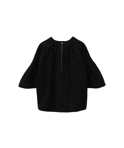 NEPLA.（ネプラ）の「＜NEPLA. (ネプラ)＞プリーツジップシャツ（シャツ/ブラウス・レディース・ブラック・1）」の7枚目の写真
