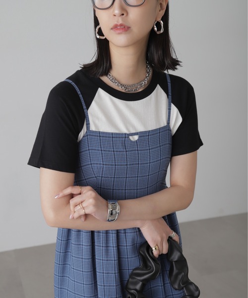 FREE'S MART(フリーズマート)の「◆コットンティアードキャミソールワンピース(ワンピース・レディース・ブルー系その他/ホワイト/ホワイト系その他/ブラック・SMALL/MEDIUM)」の11枚目の写真