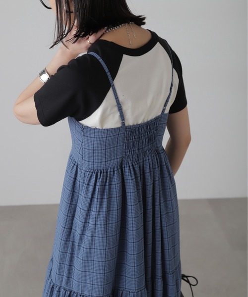 FREE'S MART(フリーズマート)の「◆コットンティアードキャミソールワンピース(ワンピース・レディース・ブルー系その他/ホワイト/ホワイト系その他/ブラック・SMALL/MEDIUM)」の13枚目の写真