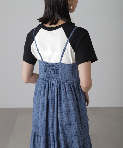 FREE'S MART(フリーズマート)の「◆コットンティアードキャミソールワンピース(ワンピース・レディース・ブルー系その他/ホワイト/ホワイト系その他/ブラック・SMALL/MEDIUM)」の15枚目の写真