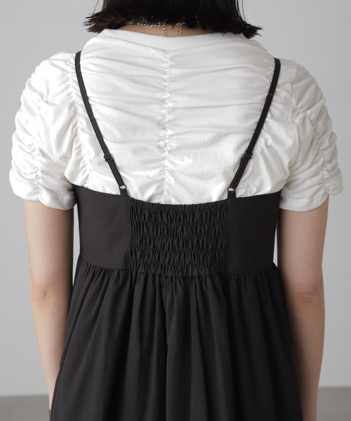 FREE'S MART(フリーズマート)の「◆コットンティアードキャミソールワンピース(ワンピース・レディース・ブルー系その他/ホワイト/ホワイト系その他/ブラック・SMALL/MEDIUM)」の20枚目の写真