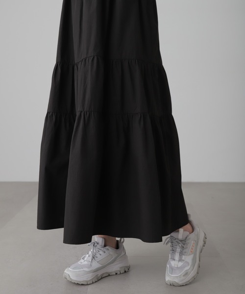 FREE'S MART(フリーズマート)の「◆コットンティアードキャミソールワンピース(ワンピース・レディース・ブルー系その他/ホワイト/ホワイト系その他/ブラック・SMALL/MEDIUM)」の22枚目の写真