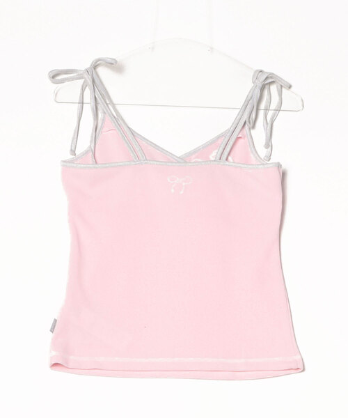 KIRSH/Ribbon point terry sleeveless