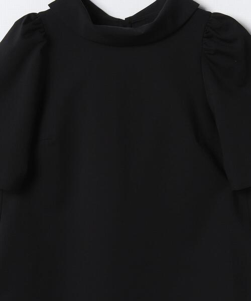 LANVIN en Bleu（ランバンオンブルー）の「ストレッチポンチロールカラーブラウス（シャツ/ブラウス・レディース・オレンジ/オフホワイト/ブラック・38）」の19枚目の写真