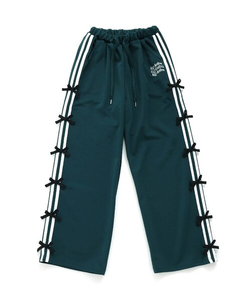 algy（アルジー）の「【ACTIVE/接触冷感/セットアップ可】りぼんラインパンツ（スウェットパンツ・キッズ・ブラック/グリーン・MEDIUM/X-SMALL/XX-SMALL/SMALL）」の12枚目の写真