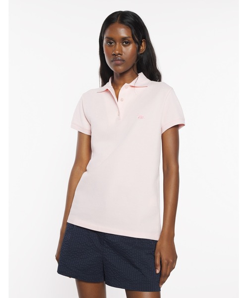 ★MAISON KITSUNE★ベビーフォックス パッチ レギュラー ポロ ベイビー フォックス パッチ レギュラー ポロ | Maison Kitsuné