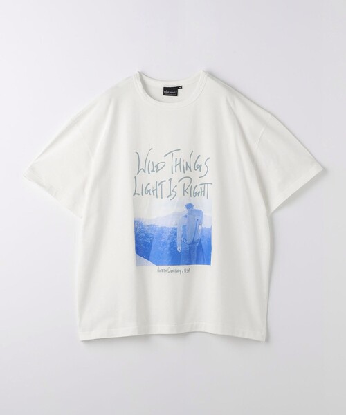 WILD THINGS(ワイルドシングス)の「<WILD THINGS> クライミング Tシャツ(Tシャツ/カットソー・メンズ・ホワイト/ダークグレー・L/XL/M)」の2枚目の写真