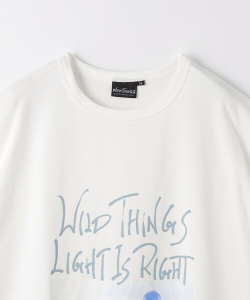 WILD THINGS(ワイルドシングス)の「<WILD THINGS> クライミング Tシャツ(Tシャツ/カットソー・メンズ・ホワイト/ダークグレー・L/XL/M)」の9枚目の写真