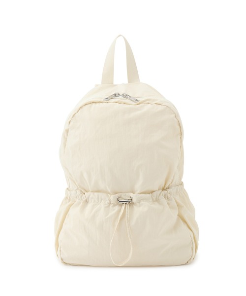 VIS（ビス）の「【コンパクトに収納できる】撥水リュック（バックパック/リュック・レディース・キナリ/ブラック/ブラウン系その他2・FREE）」の6枚目の写真