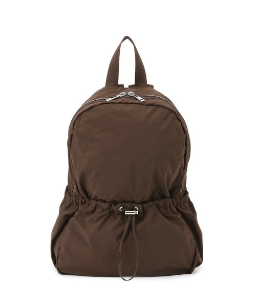 VIS（ビス）の「【コンパクトに収納できる】撥水リュック（バックパック/リュック・レディース・キナリ/ブラック/ブラウン系その他2・FREE）」の7枚目の写真