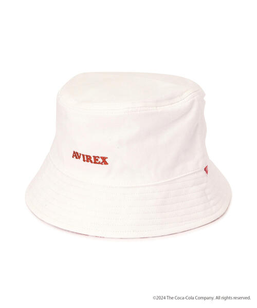 AVIREX（アヴィレックス）の「AVIREX / Coca-Cola 90'S REVERSIBLE BUCKET HAT（ハット・メンズ・ホワイト・F）」の4枚目の写真