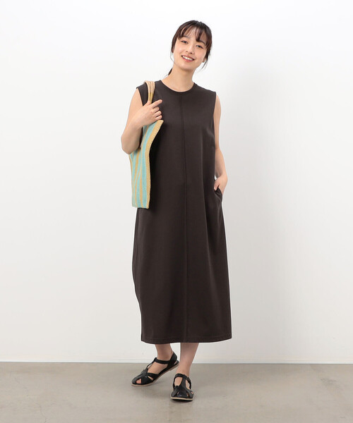 ONIGIRI（オニギリ）の「【セットアイテム】メッシュプルオーバー＋ワンピース（ワンピース・レディース・ネイビー/ブラウン・FREE）」の11枚目の写真