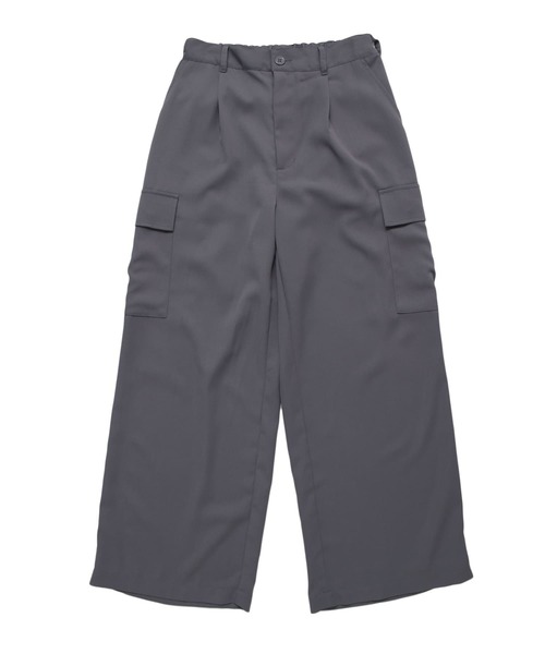 GLAZOS(グラソス)の「トロトロ・カーゴパンツ(カーゴパンツ・キッズ・グレー/ブラック・170cm/160cm/150cm/140cm)」の4枚目の写真