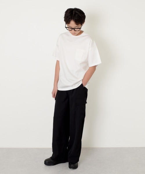 GLAZOS(グラソス)の「トロトロ・カーゴパンツ(カーゴパンツ・キッズ・グレー/ブラック・170cm/160cm/150cm/140cm)」の12枚目の写真