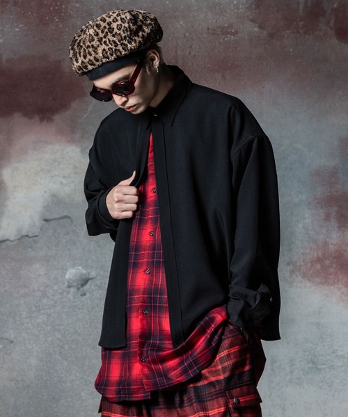 glamb（グラム）の「Leopard Beret / レオパードベレー（ハンチング/ベレー帽・メンズ・ブラック/ベージュ・FREE）」の16枚目の写真