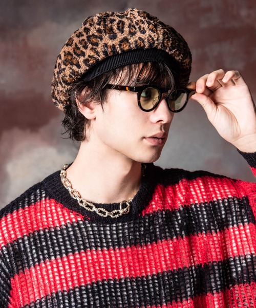 glamb（グラム）の「Leopard Beret / レオパードベレー（ハンチング