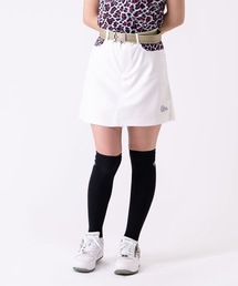 GREED MONSTER（グリードモンスター）の「【GREED MONSTER:グリードモンスター】[LADIES] Skirt on Pants LEOPARD POCKET/ラップスカートライクデザインワンポイントレオパードゴルフスカートパンツ（ゴルフグッズ）」